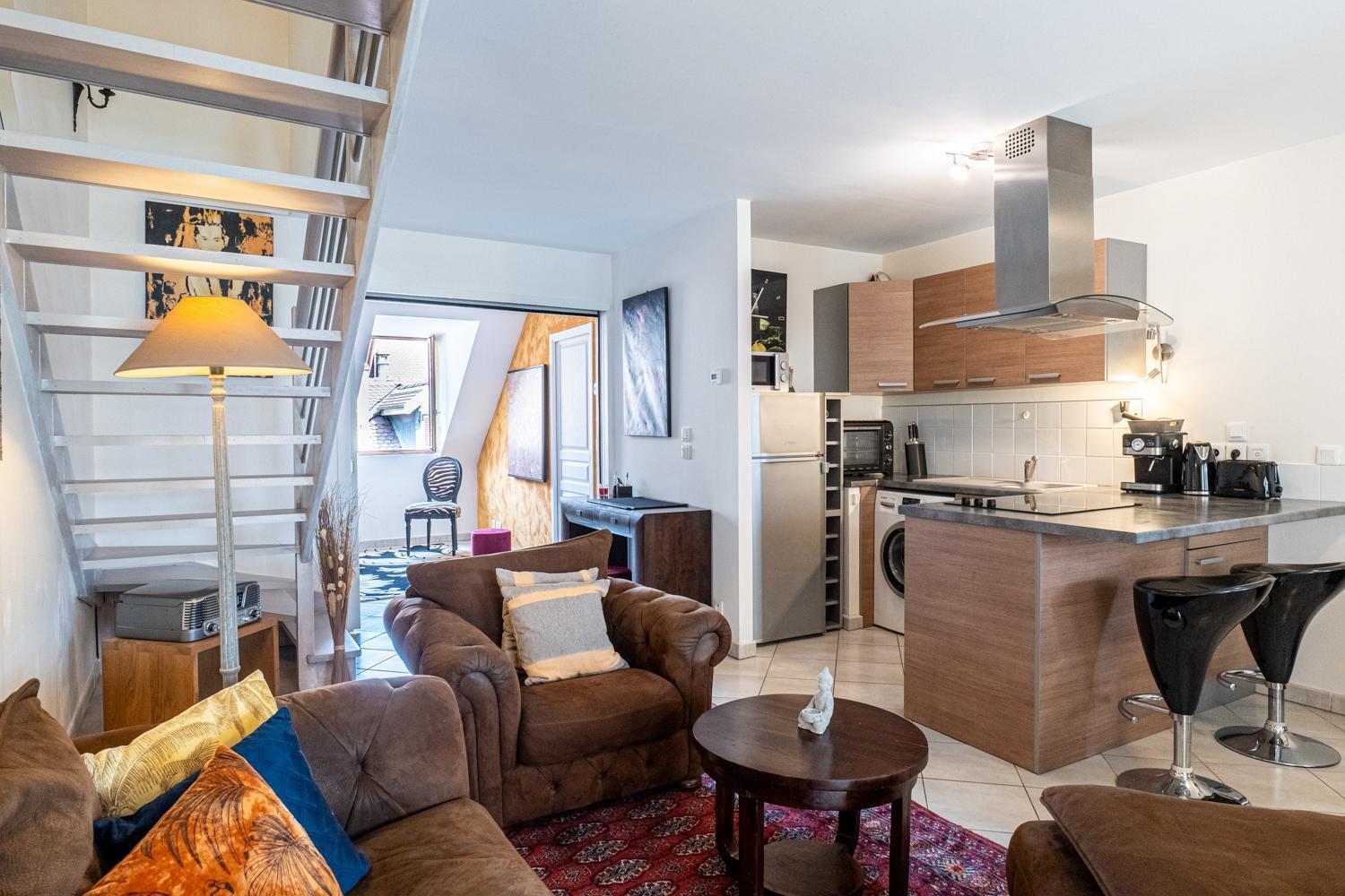 Carnot Duplex, Spacieux 3 Pieces Avec 2 Chambres Sur Les Rue Pietonnes Annecy Exteriör bild